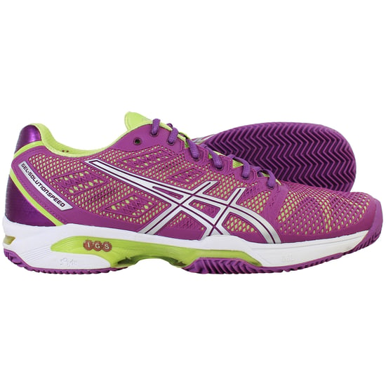 Asics Gel-Solution Speed 2 Clay Womens Purple Tennis Shoes - Image 4