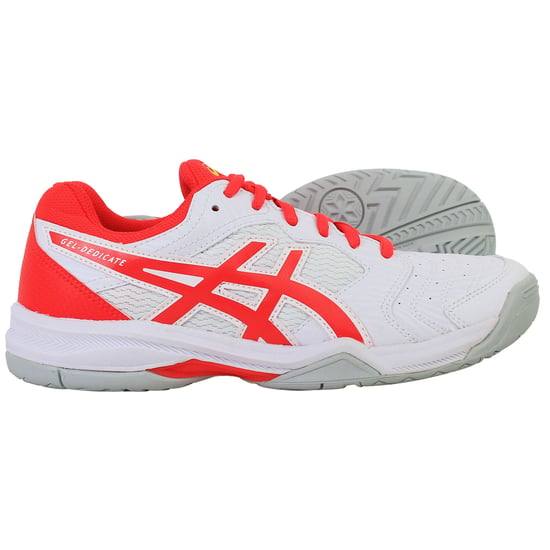 Asics Gel-Dedicate 6 Womens White Tennis Shoes - Image 4
