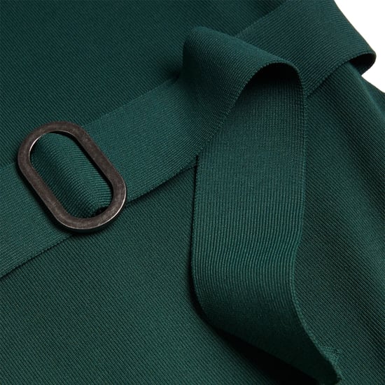 Ted Baker Samalee Gebreide Rok Met Zwierige Rand In Donkergroen, Midi-jurk - Image 5