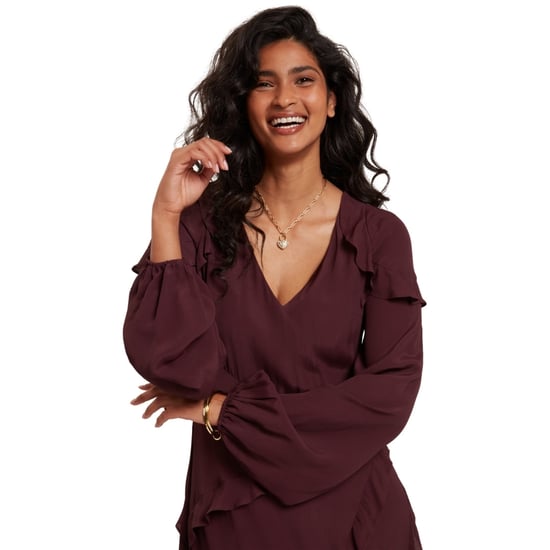Ted Baker Midi-jurk Met Lange Mouwen En Ruches - Image 4