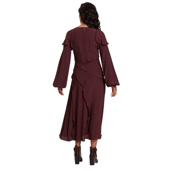 Ted Baker Midi-jurk Met Lange Mouwen En Ruches - Image 5