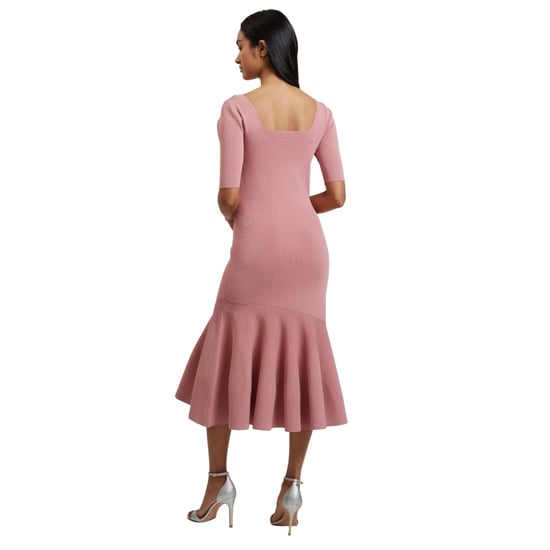 Ted Baker Miyhaa Gebreide Rok Met Zwierige Rand, Roze Jurk - Image 3