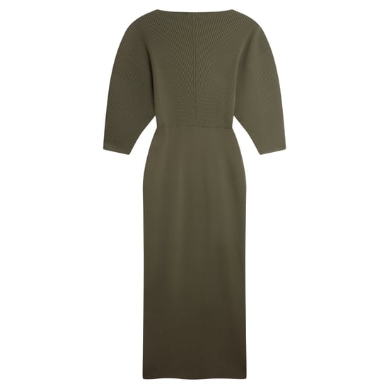Ted Baker Vanitha Sculptured Rib Knitted Maxi Dress In Donkergroen - Image 2