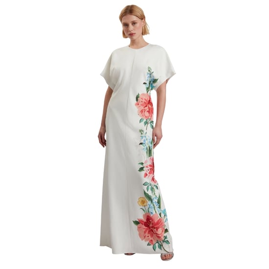 Ted Baker Dodia Column White Maxi Dress - Image 2