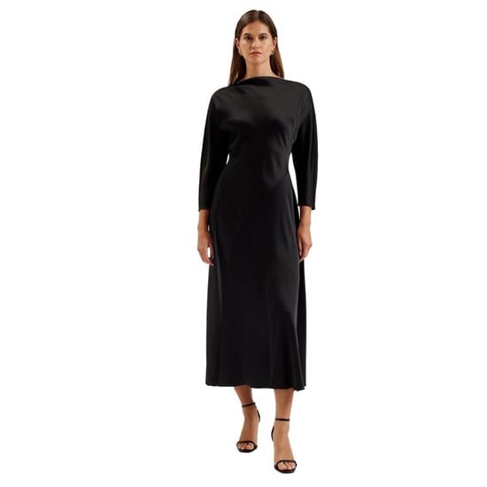 Ted Baker Avelli Midi-jurk Met Gebogen Naaddetails, Zwart - Image 2