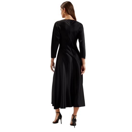 Ted Baker Avelli Midi-jurk Met Gebogen Naaddetails, Zwart - Image 3