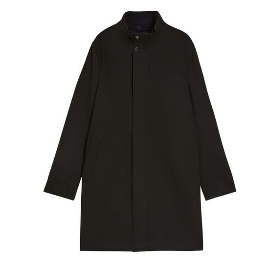 Ted Baker Erolson Nylon Funnel Neck Dark Green Coat - Image 1