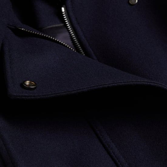 Ted Baker Icombis Korte Jas Met Trechterhals In Marineblauw - Image 4