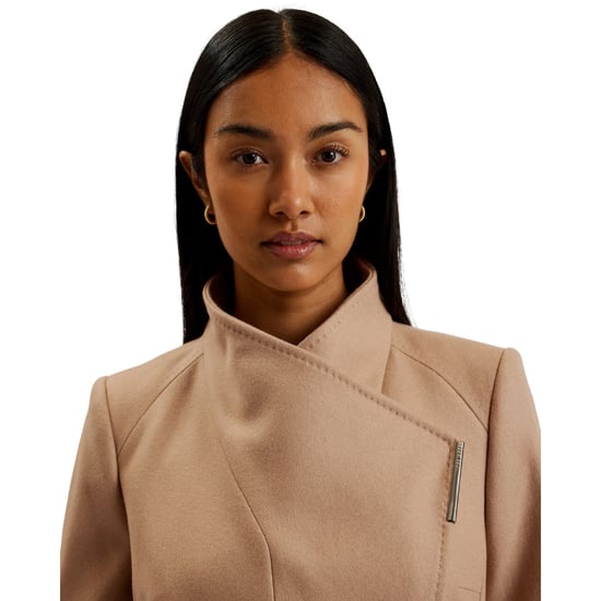 Ted Baker Rosell Long Length Wool Camel Wrap Coat - Image 5