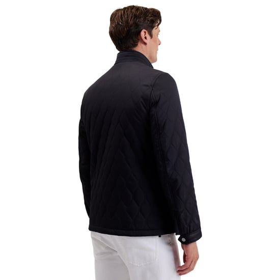 Ted Baker Zampa Quilted Funnel Navy Jacket - Image 3