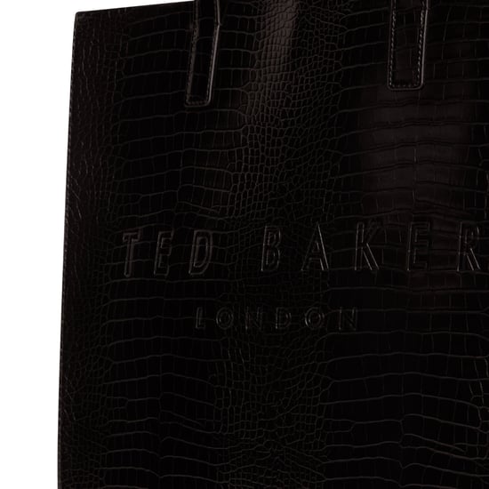 Ted Baker Croccon Croc Effect Large Black Icon Bag - Image 3
