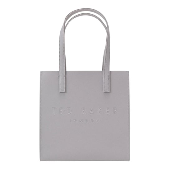Ted Baker Crosshatch Small Icon Light Grey Bag - Image 1