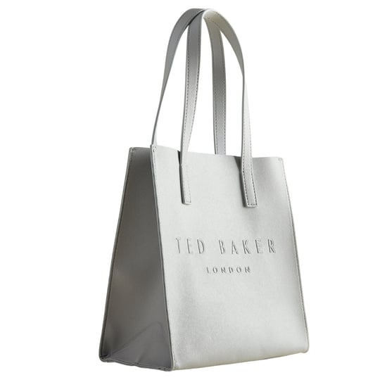 Ted Baker Crosshatch Small Icon Light Grey Bag - Image 3
