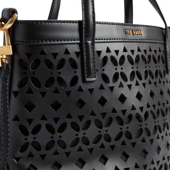 Ted Baker Lissann Laser Cut Mini Zwarte Shopper Bag - Image 3