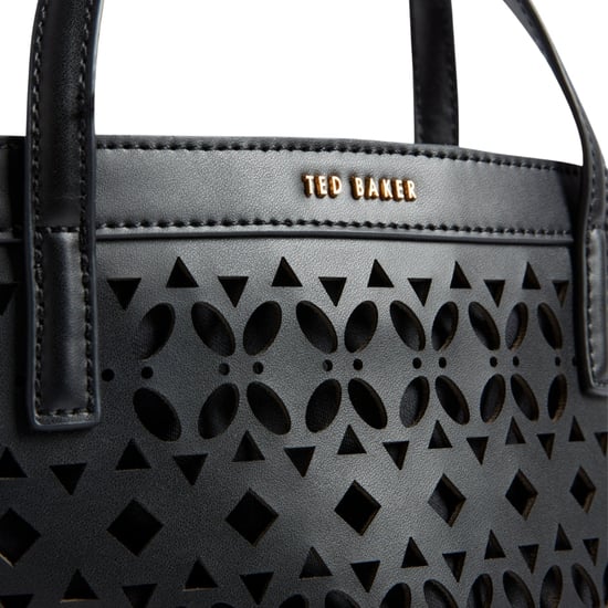 Ted Baker Lissann Laser Cut Mini Zwarte Shopper Bag - Image 5
