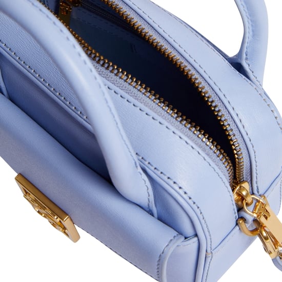 Ted Baker Anibell Tb Detail Mini Leather Light Blue Crossbody Bag - Image 2
