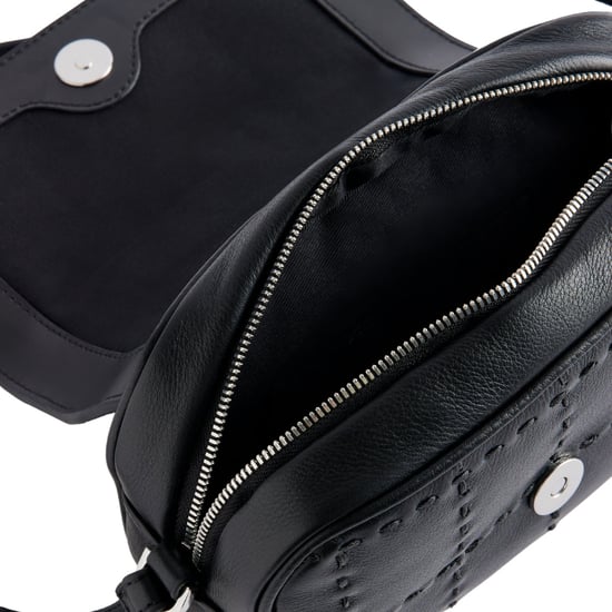 Ted Bake Stalina Stitch Detail Black Camera Bag - Image 4