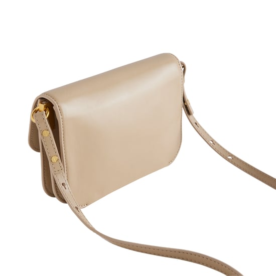 Ted Baker Kkaysa Polished Small Leather Taupe Crossbody Bag - Image 2