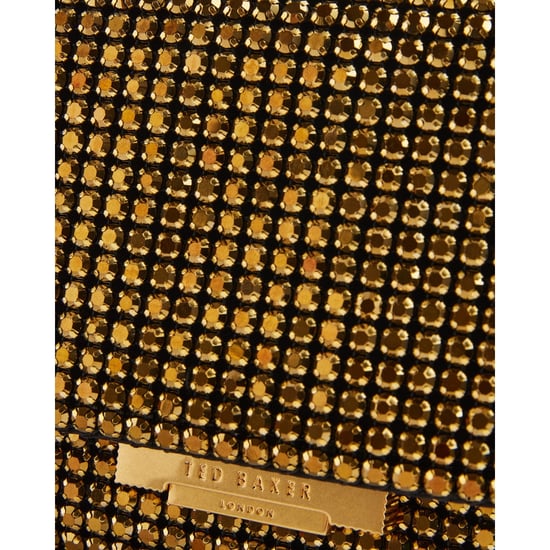 Ted Baker Gliters Crystal Mini Gold Crossbody Bag - Image 3