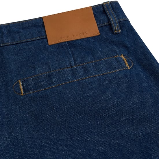 Ted Baker Westton Straight Fit Donkerblauwe Denim Chino - Image 3