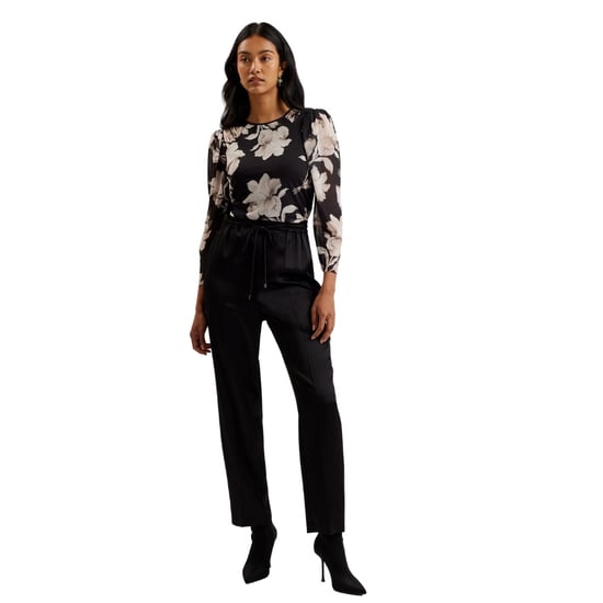 Ted Baker Natori Satin Slim Taper Zwarte Jogger - Image 2