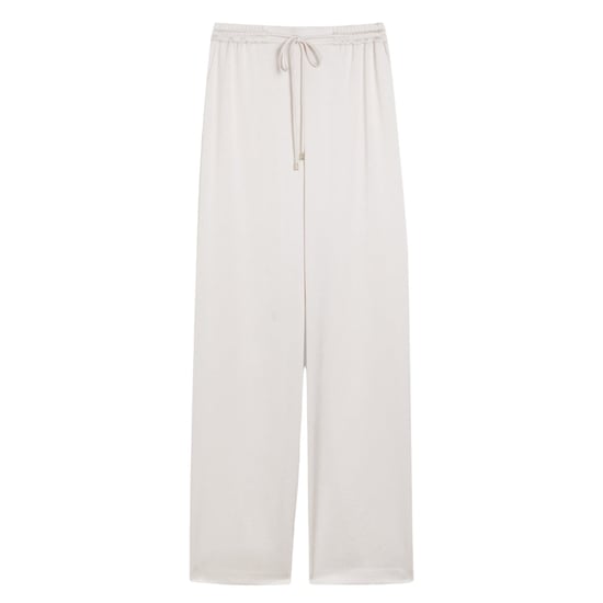 Ted Baker Umaibo Satin Wide Leg Ivory Joggers - Image 1