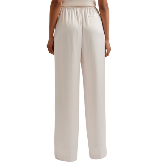 Ted Baker Umaibo Satin Wide Leg Ivory Joggers - Image 4