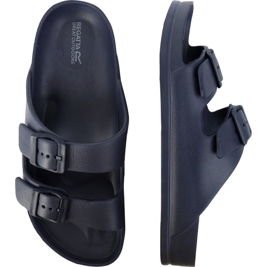 Regatta Womens Brooklyn Double Strapp Summer Flip Flop Slides Slider Sandals - Image 3