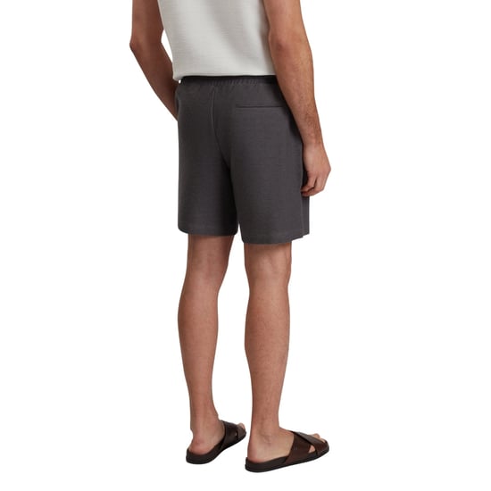 Ted Baker Ladislo Regular Cotton Grey Drawstring Shorts - Image 4