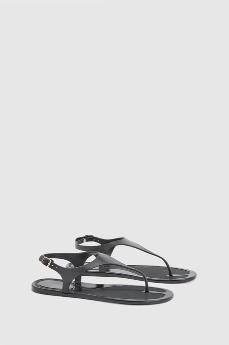 Patricia Jelly Slingback Toe Post Flat Sandals - Image 3