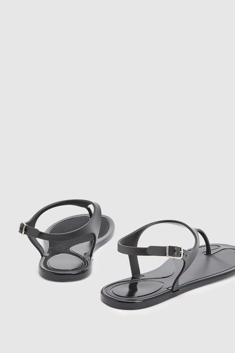 Patricia Jelly Slingback Toe Post Flat Sandals - Image 4