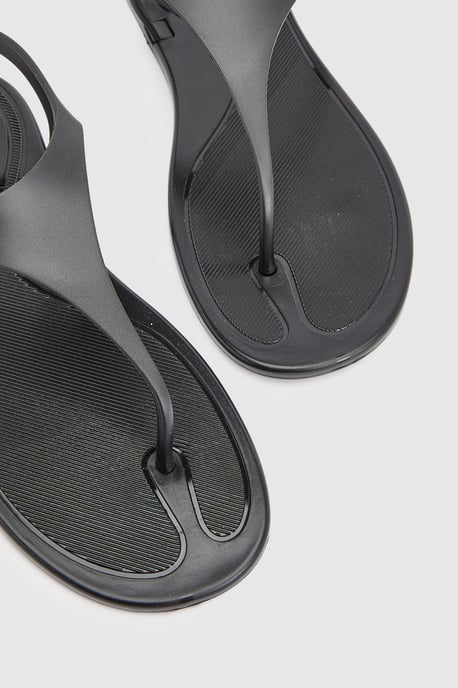 Patricia Jelly Slingback Toe Post Flat Sandals - Image 5