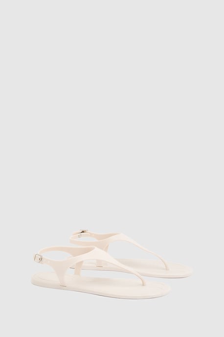 Patricia Jelly Slingback Toe Post Flat Sandals - Image 3
