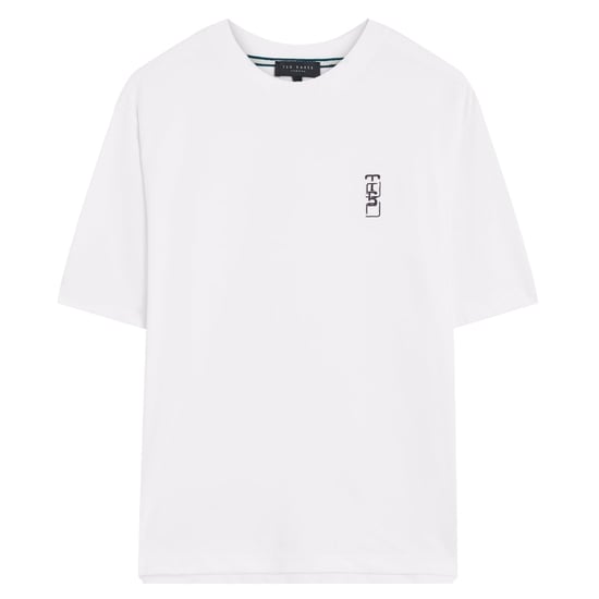 Ted Baker Kuyrt Branded White T-shirt - Image 1