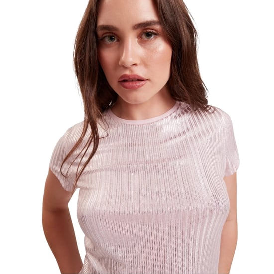 T-shirt Met Korte Mouwen En Ronde Hals Van Metallic T-shirt Van Ted Baker - Image 5