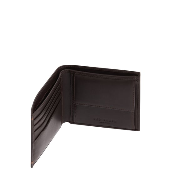 Ted Baker Harvey Bifold Coin Brown Leather Wallet - Image 2