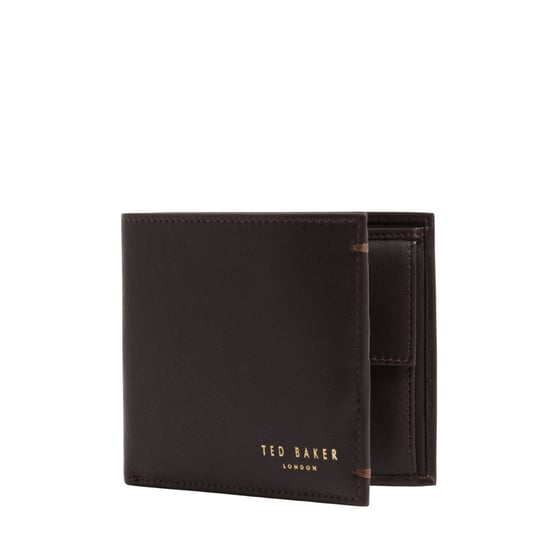 Ted Baker Harvey Bifold Coin Brown Leather Wallet - Image 3