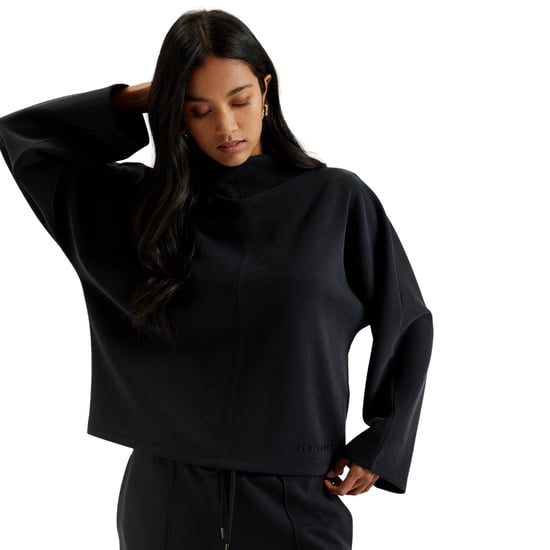 Ted Baker Kenseyy Cupro Funnel Neck Black Sweater - Image 2