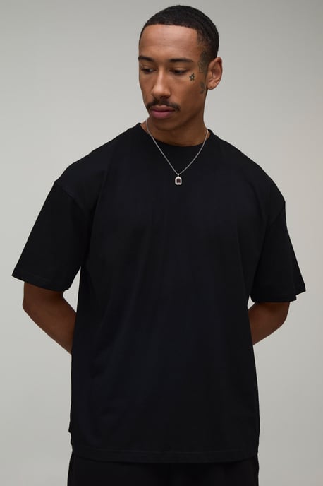 Black Oversized Dragon Print T-Shirt - Image 3