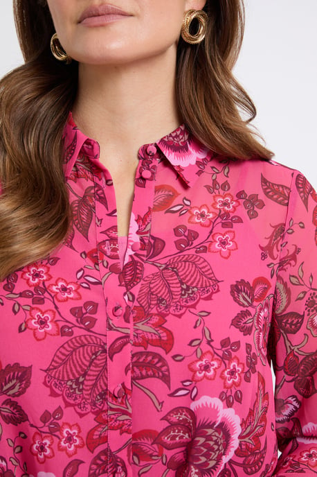 High Low Hem Longline Shirt - Image 5