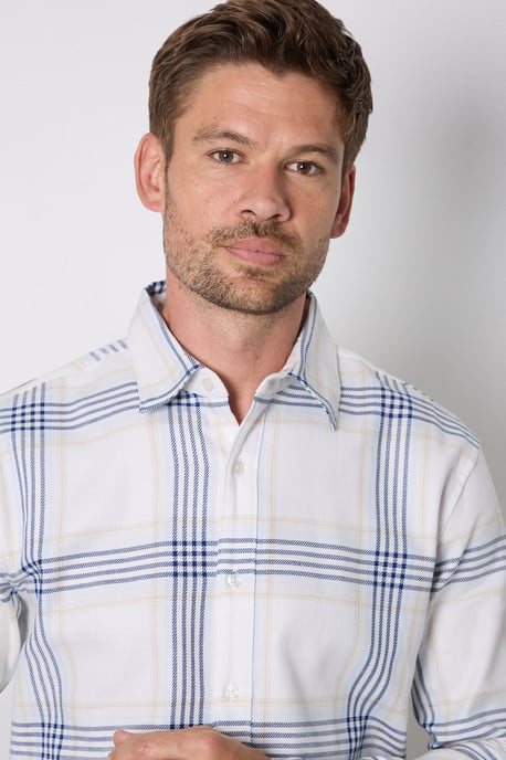 Natural Check Long Sleeve Shirt - Image 2
