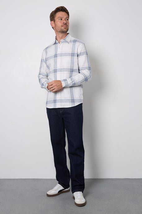 Natural Check Long Sleeve Shirt - Image 4