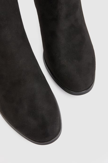 Malti Block Heel Knee High Boots - Image 5