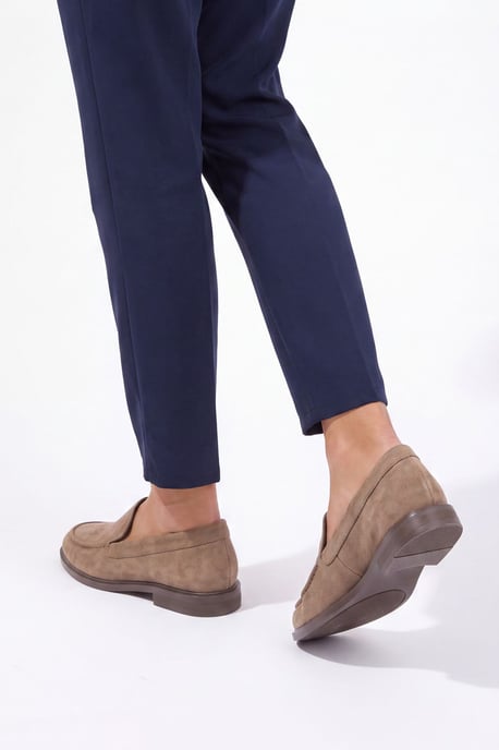 Clara Faux Suede Loafers - Image 2