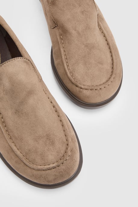 Clara Faux Suede Loafers - Image 5