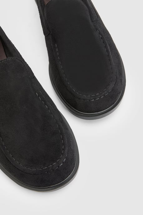 Clara Faux Suede Loafers - Image 3