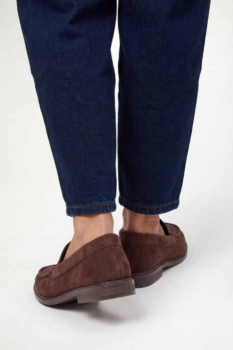 Clara Faux Suede Loafers - Image 2