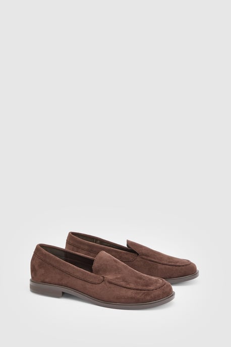 Clara Faux Suede Loafers - Image 3