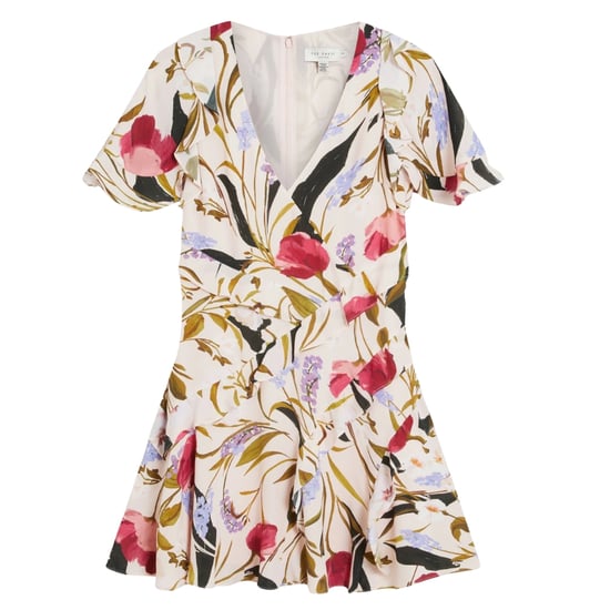 Ted Baker Issiia Mini-jurk Met Ruches In Lichtroze - Image 1