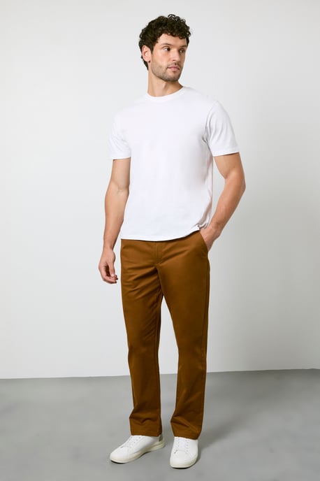 Tan Premium Chino Trousers - Image 1